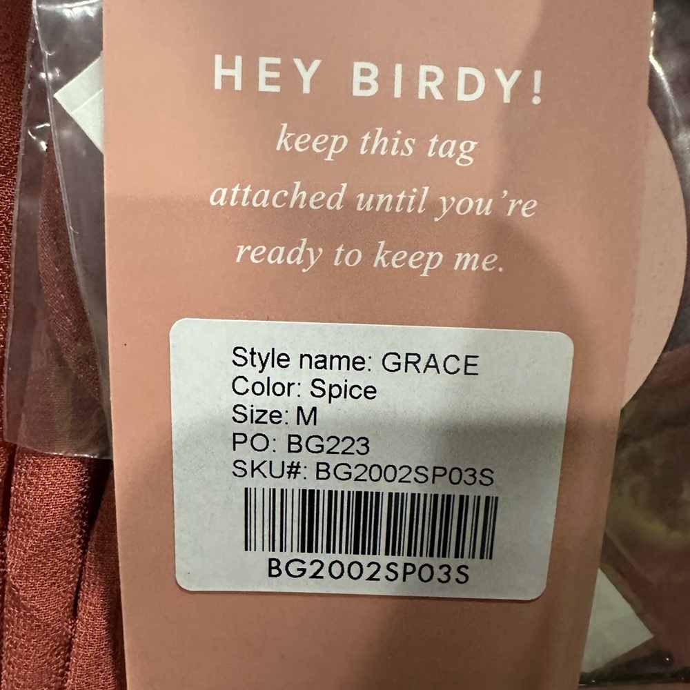 Birdy Grey GRACE CONVERTIBLE DRESS CHIFFON SPICE NEW NWT Bridesmaid Medium Slit - Picture 6 of 6